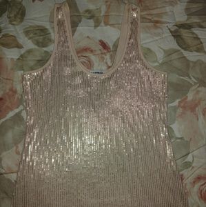 Express sequin tank